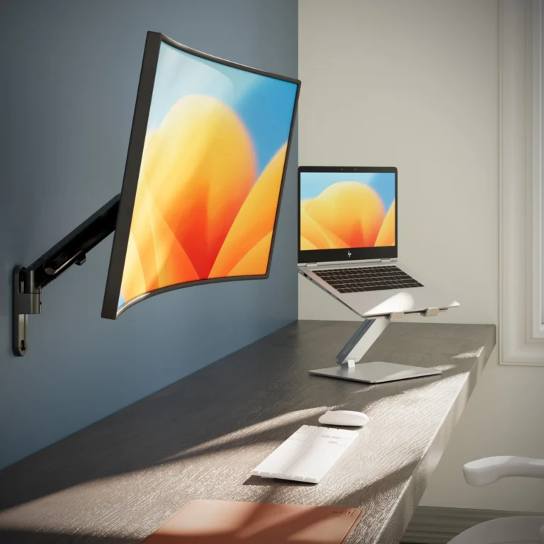 monitorarm-muur